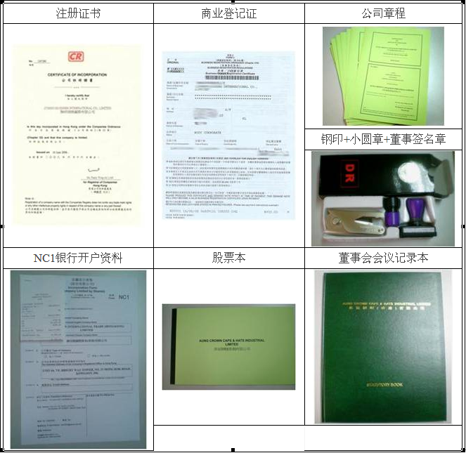 香港公司营业执照