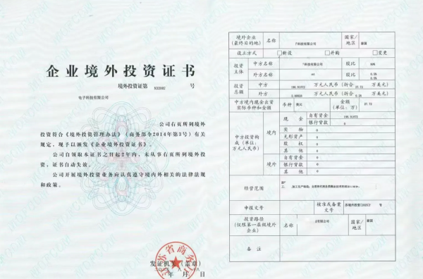 人工智能出海ODI备案成功案例