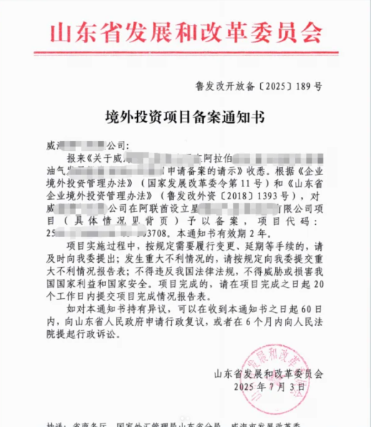 山东odi备案案例